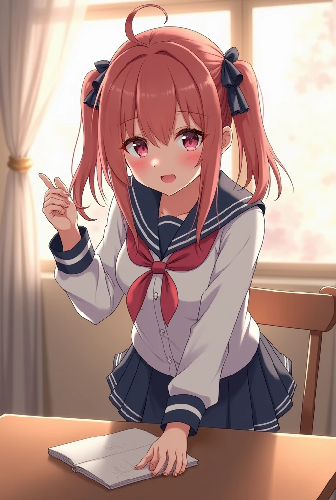 score_9, score_8_up, score_7_up, source_アニメ, masterpiece, rating_safe, 1girl, 独奏, (hinata), one side up, blue dress, white sailor collar, white long sleeves, red bow, blush, indoors, looking at viewer, full body leaning forward, skirt open、cute、blush、Watery eye、Sex、Creampie、vaginal penis, missionary, saliva trail, orgasm, Drooling pulls a thread、Semen overflowing、Cum String、(A lot of semen:1.2)、Wet、Anime H、Anime Images, (Violent Rape)、Trembling、1boy, intercourse with a man, Insert the big penis、(uterus at viewer penis inserted into pussy from cross section looking through)