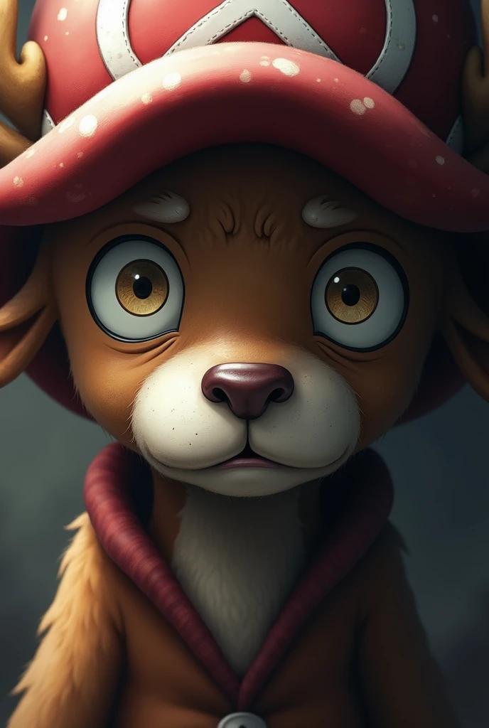 Do the Tony Tony Chopper with the thousand yard stare