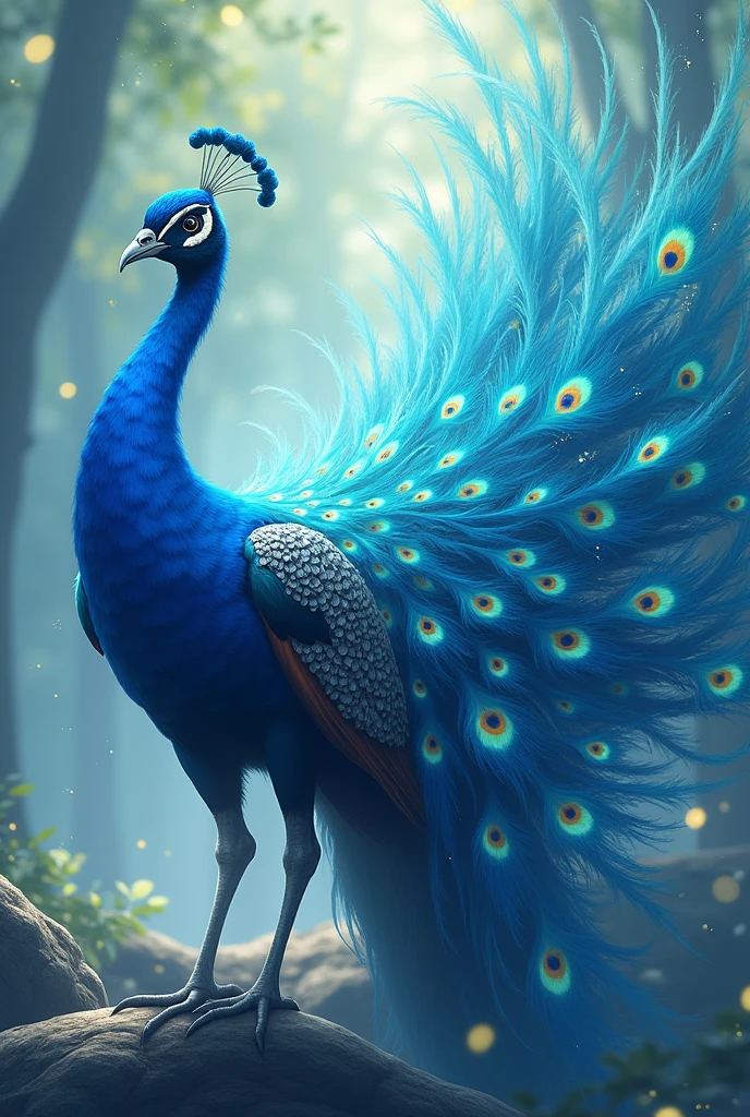 Anime image of peacock