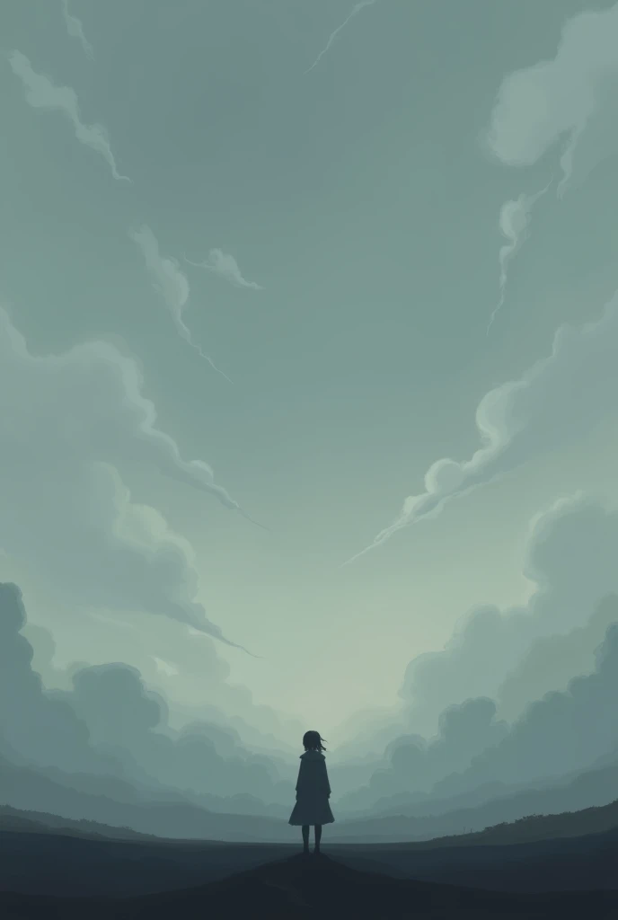 clear sky that gives a feeling of sadness