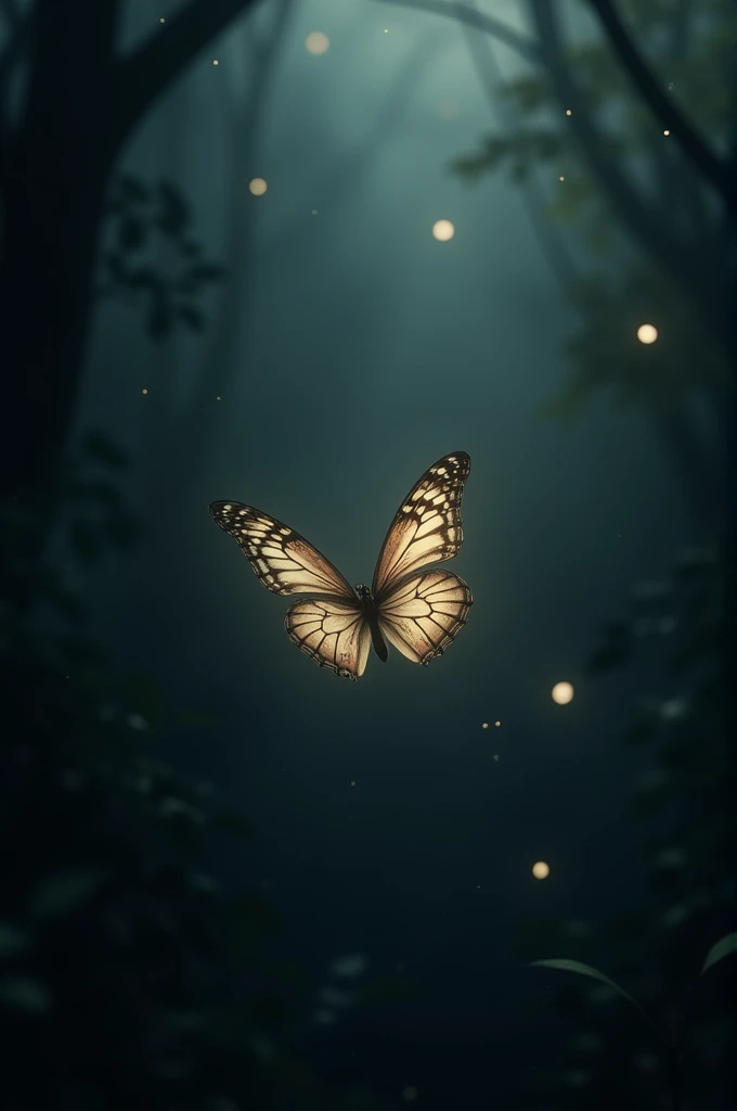 butterfly in the dark