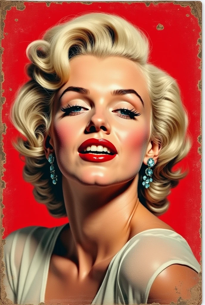 A gum wrapper with Marilyn Monroe on it