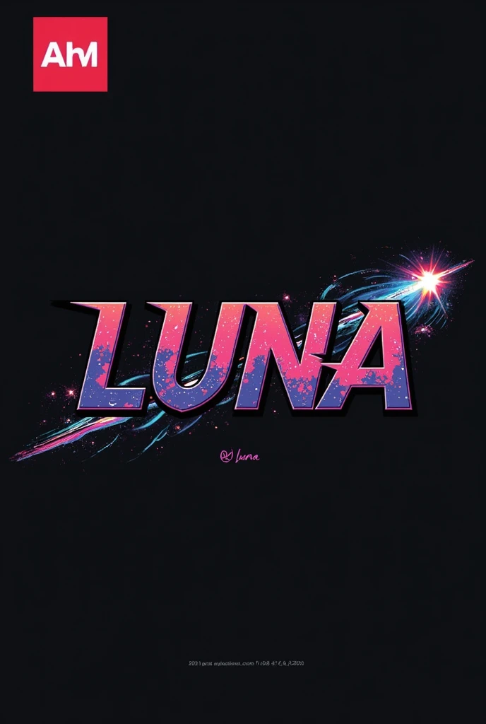 High resolution, Logo for Jdm cars, logo spelling swiftly “Luna” cool, Jdm theme, anime theme, Cyberpunk vibe name spelling, brand logo, logo for tshirt, brand logo “LUNA”, neon vibes, acid trip vibes, acid trip, shooting stars, acid trip inside “LUNA”, acid trip, hallucinations inside “LUNA”, Waves of hallucinations, splash, waves of futuristic hallucinations, futuristic wave,