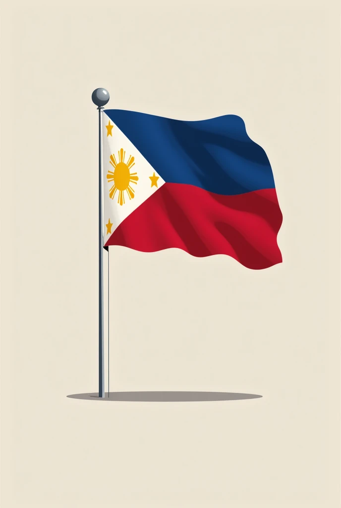 Lipunan Pampolitika Poster Making with Philippines flag and make it simple not too much detail just a simple poster