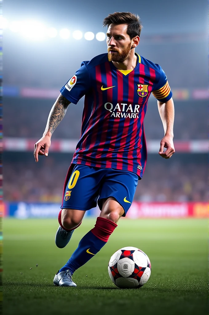 Jeux ps5 football cover logo écrit fifa 17 lionel messi Barcelone kit 2017 qui court