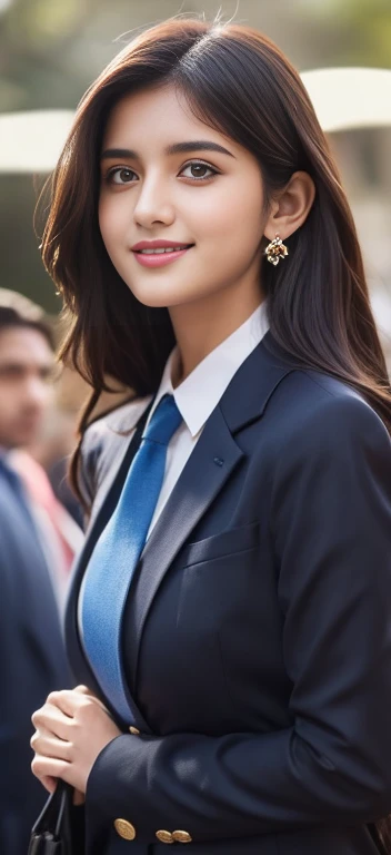 4K photograph, amateur photo posted to ,beautiful female ,dress ,living room
score_9, score8_up, (masterpiece:1.5), uhd:1.3, 16k, RAW photo, highly detailed, intricately detailed, ultra realistic, stunning beautiful girl, (Highest quality, Very detailed, Attention to detail, digital coloring, Best aesthetics), ((1 girl)), Black Hair, Straight Long Hair, Reddish brown eyes, Earrings, Collared shirt, Blue tie, smile, blush, JK, School uniforms, Friendly atmosphere, Beautiful illustrations, (((Low angle shot from below, Spanning the audience))), blue sky, Light, One Girl, Beautiful and well-defined legs and thighs, Highest quality, close, Super fine,
a 2 beautiful indian girl with lomg hair smiling face beautiful eyes wearing suit coat pant dress entering into car protected with her securities nearby and personal bodyguards protecting her from crowds full pic taken from long distance