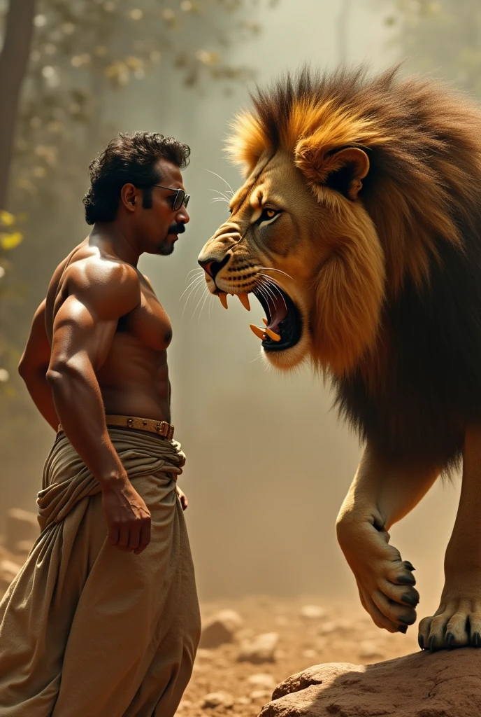 Indian actor
Kamal haasan fight with lion