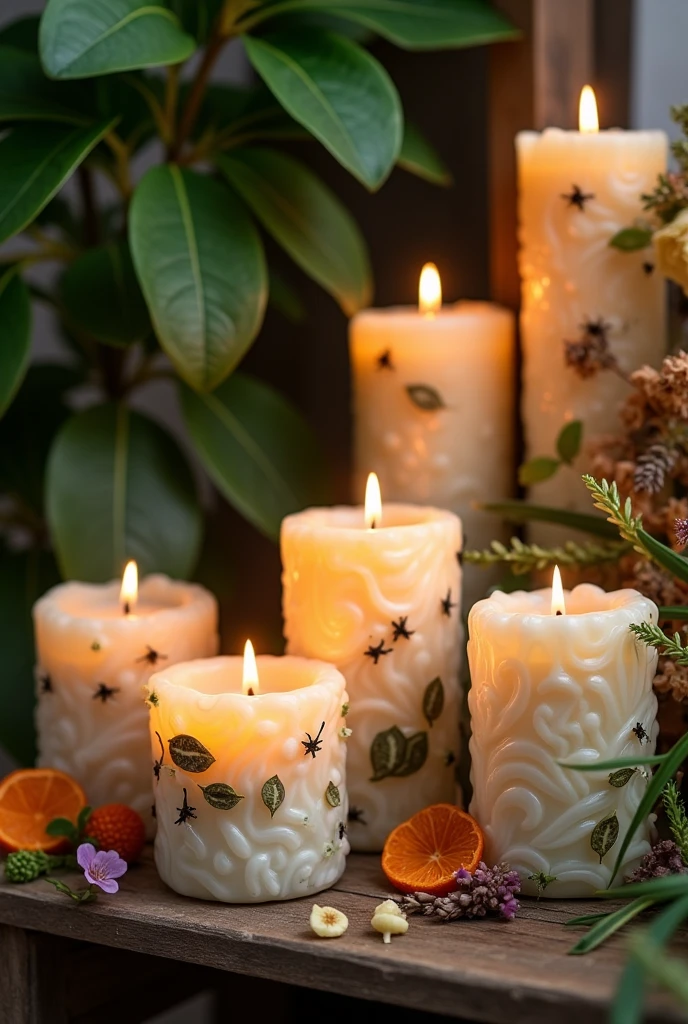 Aromatic candles with repellent for sale
