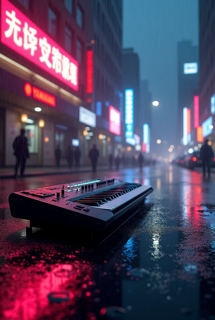 Yamaha rx10
and night neon light rain realistic