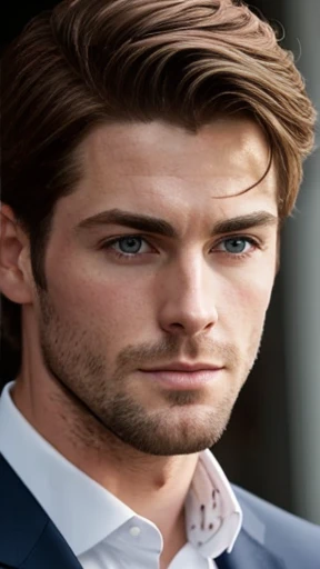  A handsome Irish man focus on the face 