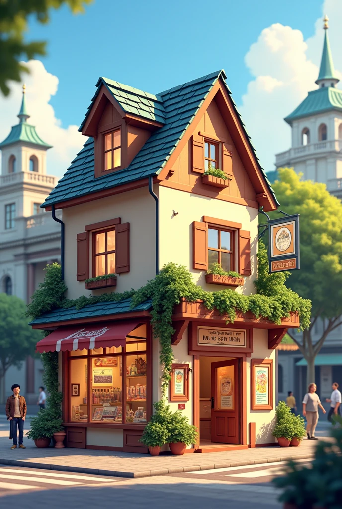 A house with shop