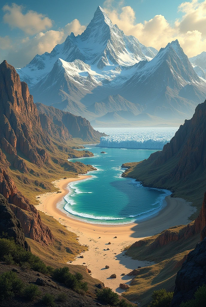  Collage on types of landforms 
