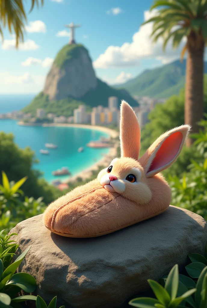 Hare slipper rock in rio version