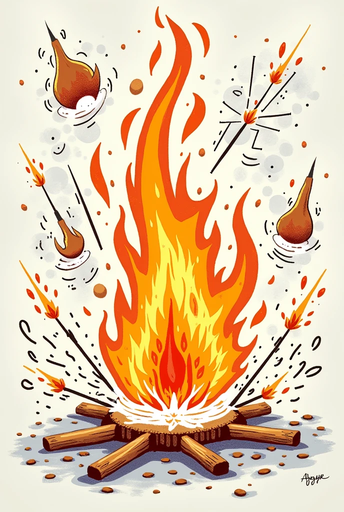 create a doodle notes on the topic rapid combustion 