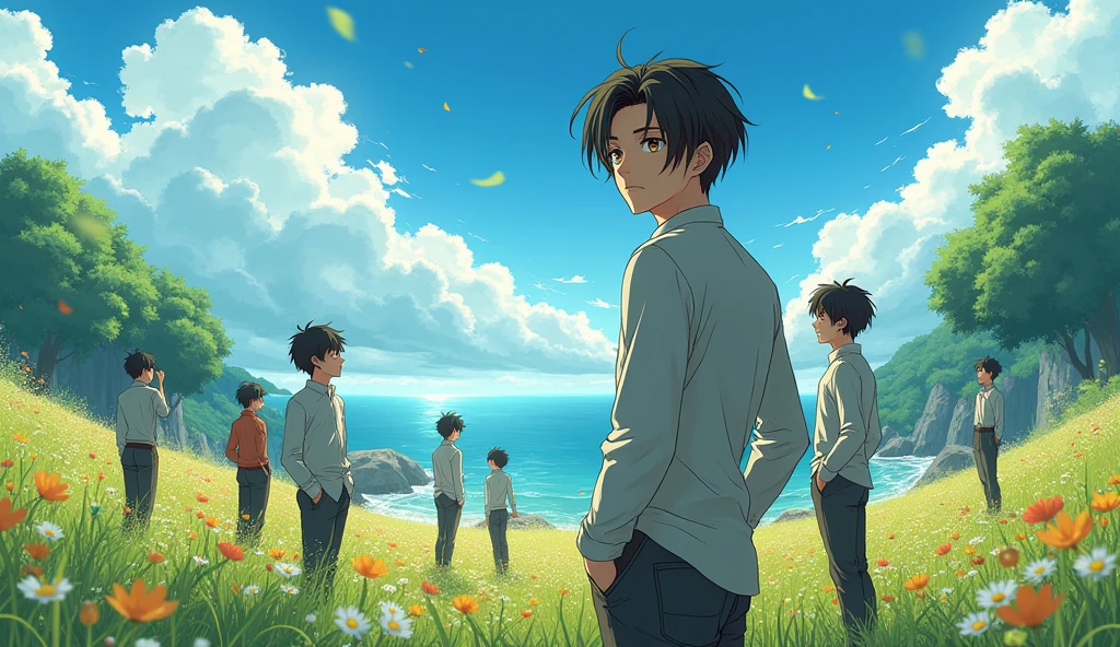 Panoramic anime boys