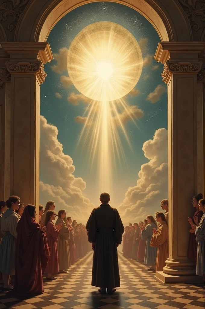 Don Bosco's dream in neoclassical style