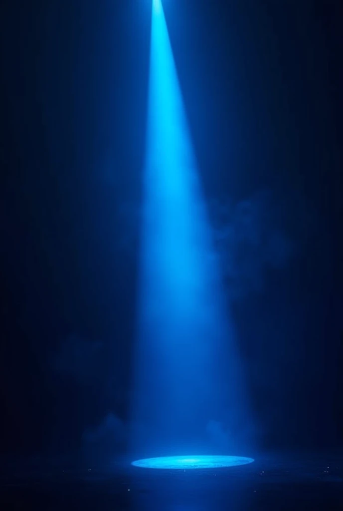 Background of a stage flyer ,with blue led beam with white ,with blue light and black background ,