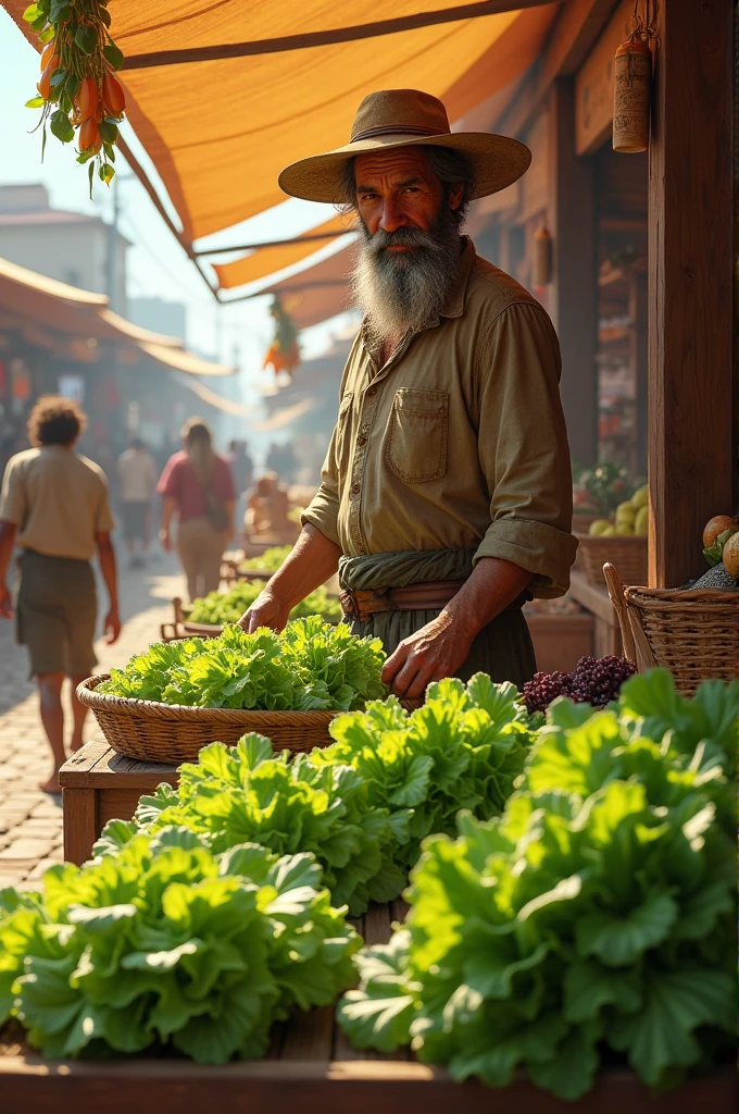Lettuce seller