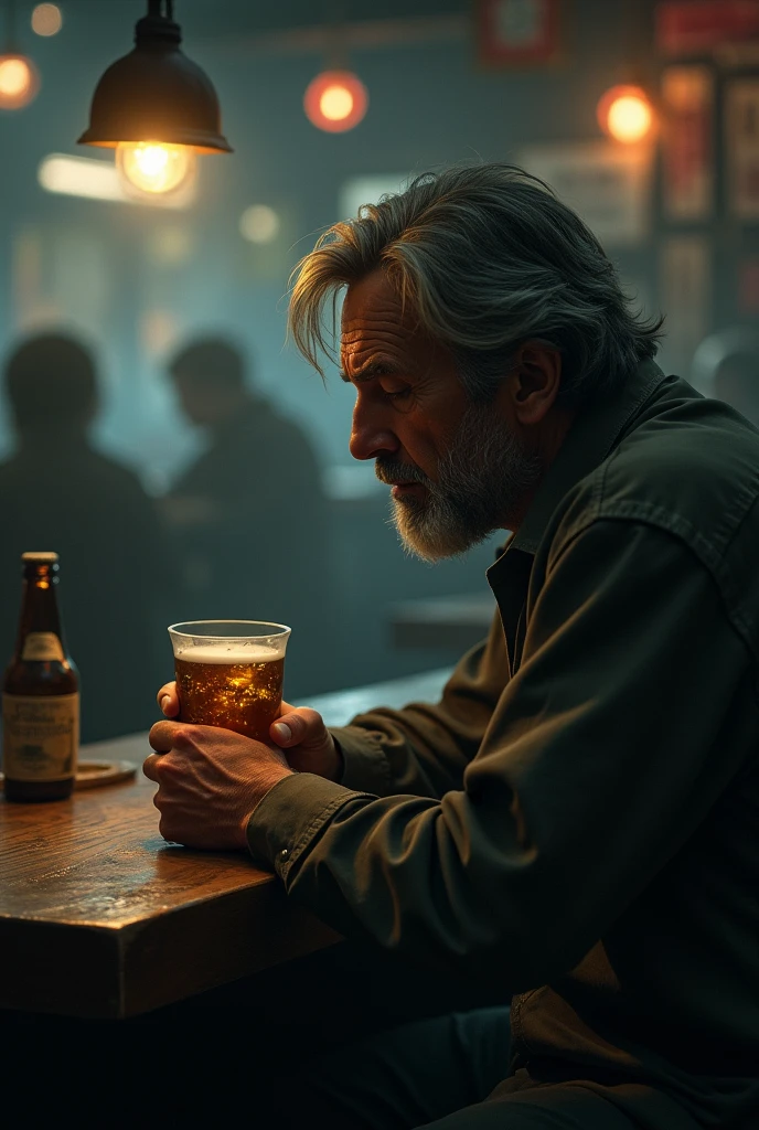 Sad beer guy