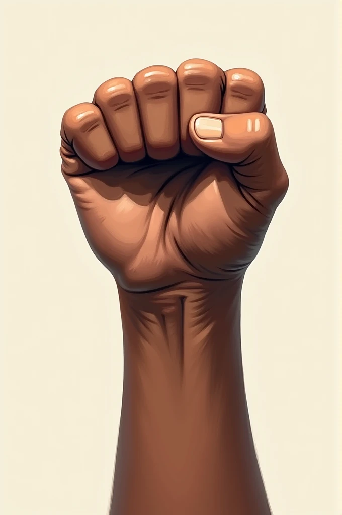 Raising Hand fist