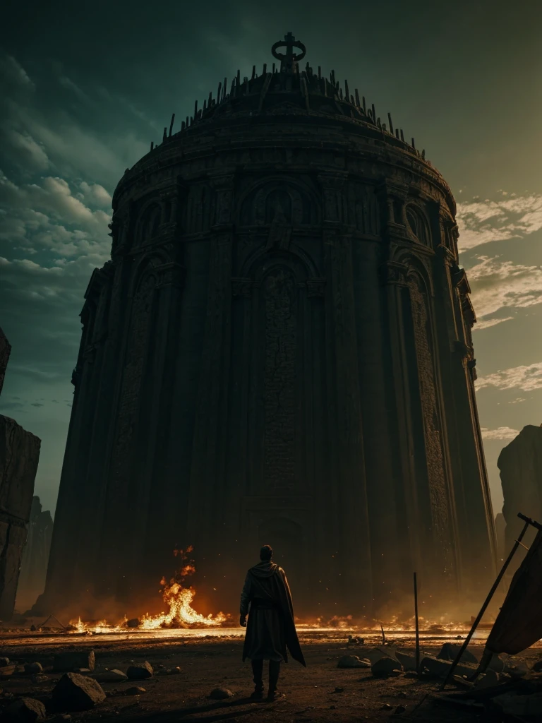how the bible portrays the end times, cinematic, 4K