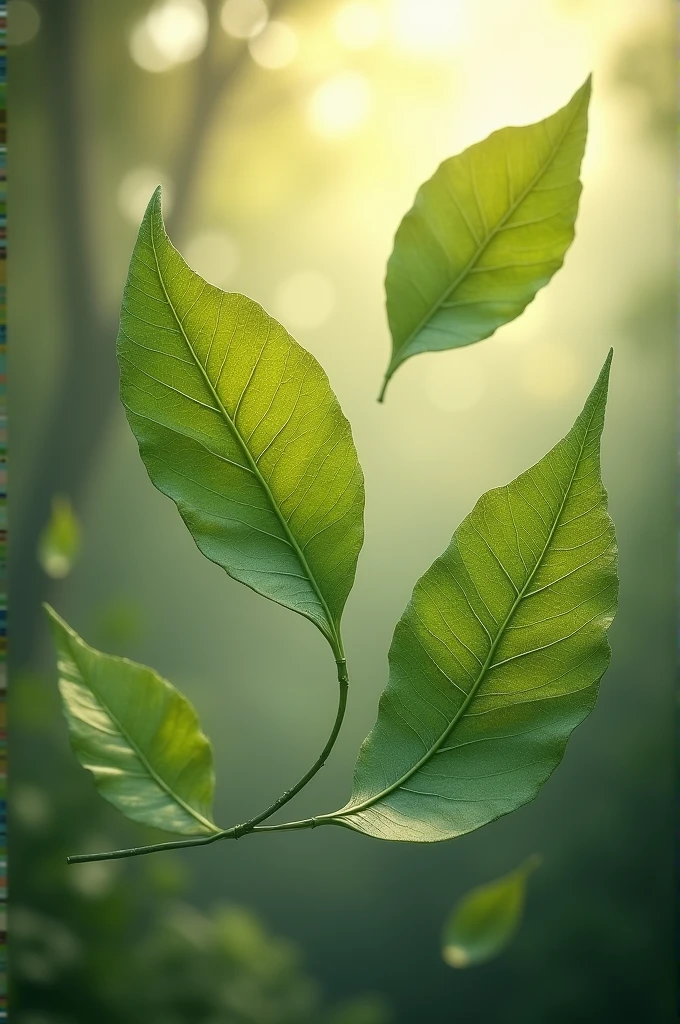 Two leaves are dansing 