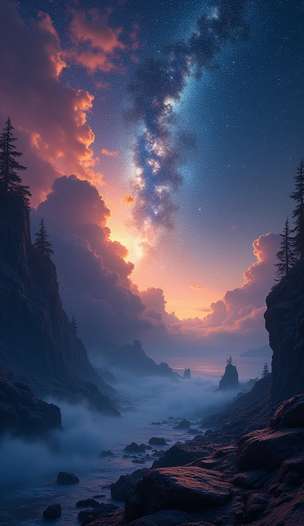 Expressionist artwork images，mysterious，Space Sky, 8K Ultra HD