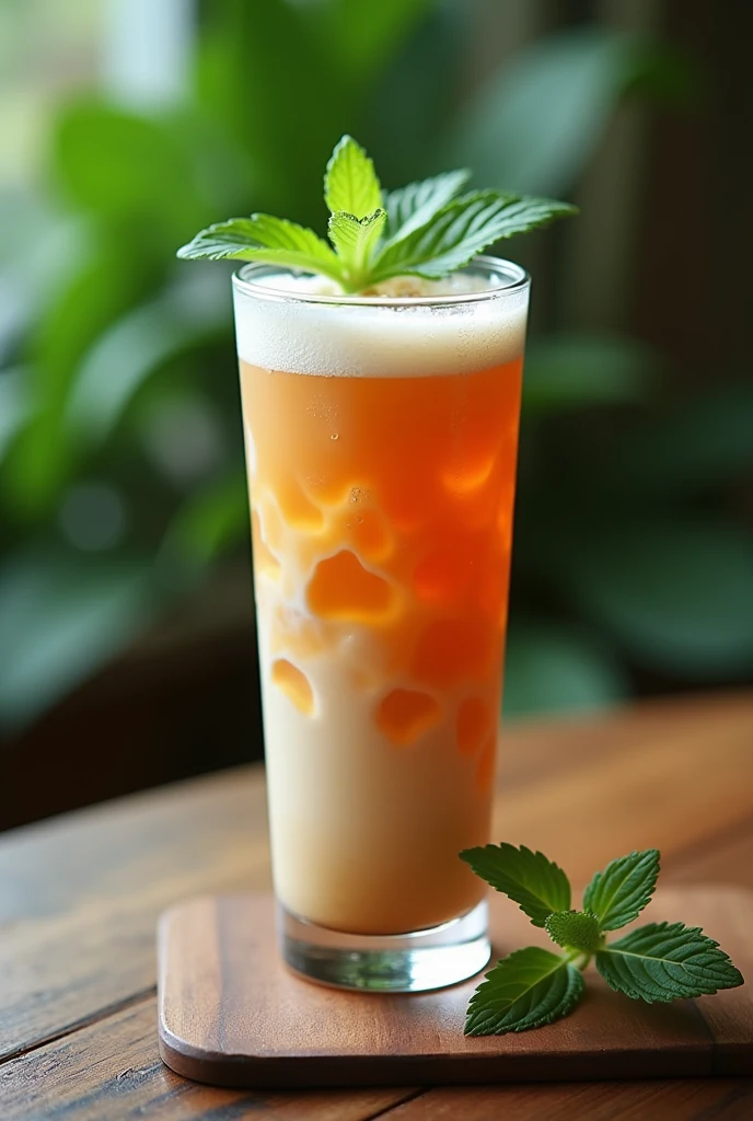Appealing photo of okinawa iced milktea