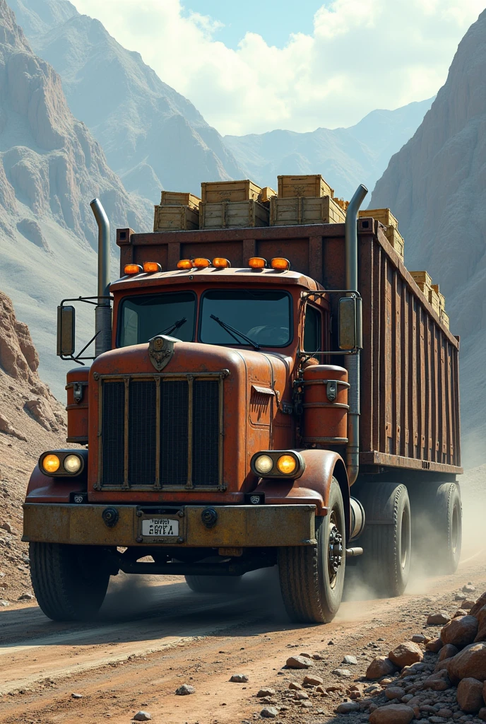 Truck heavy cargo
