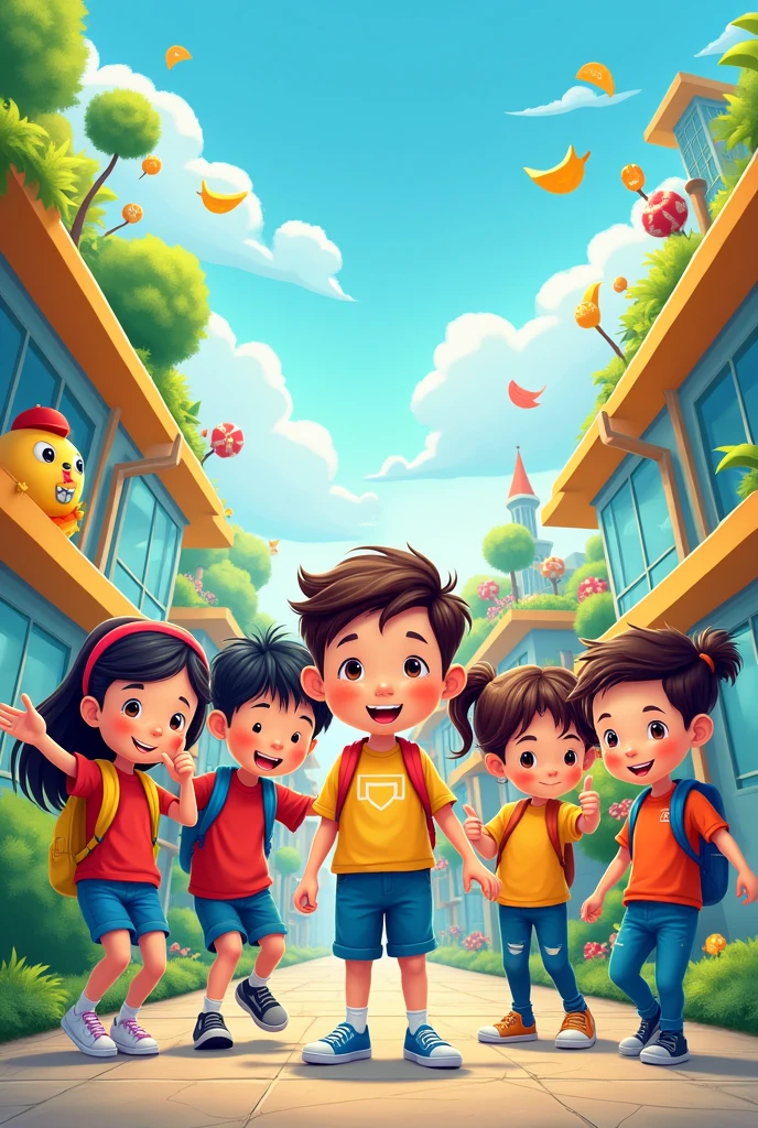Poster Making

Create a promotional poster for New Generation International School. Apply the principles and guidelines in taking photographs and choosing fonts and colors for your poster. cartoon art style, English language or text