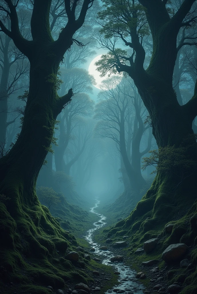 A forest in the dark 