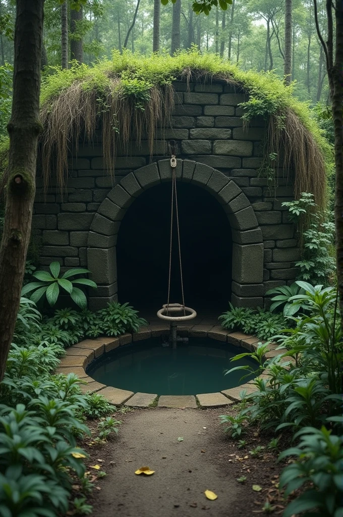 ((best quality)), ((masterpiece)), (detailed), The next morning, villagers found Angga’s camera lying near the well, but his body was never found. Since then, no one has dared to go near the old well.