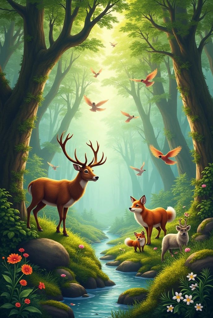 Forest and animals