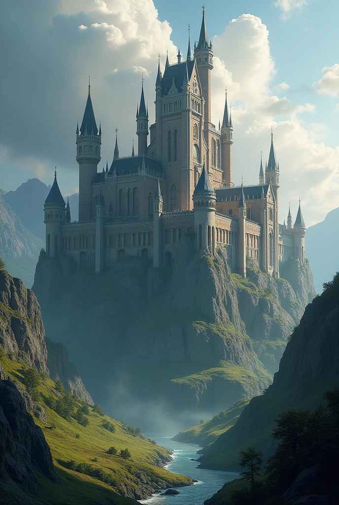 Create a giant castle with the name of meerab