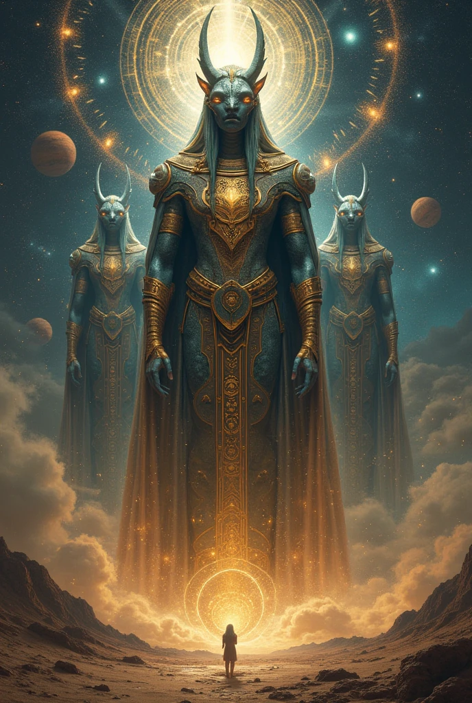 Create a picture of the Anunnaki
