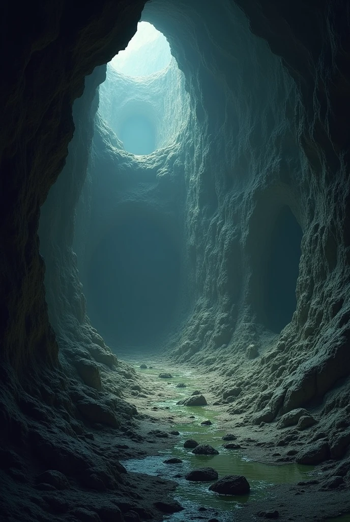 The cave is empty and has many very dangerous traps. 