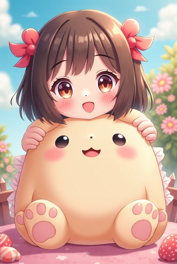 A very fat female girl anime kawaii