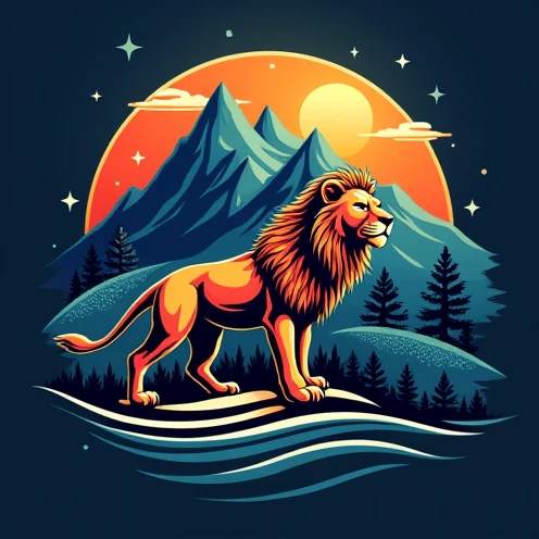 animal world, logo for YouTube channel