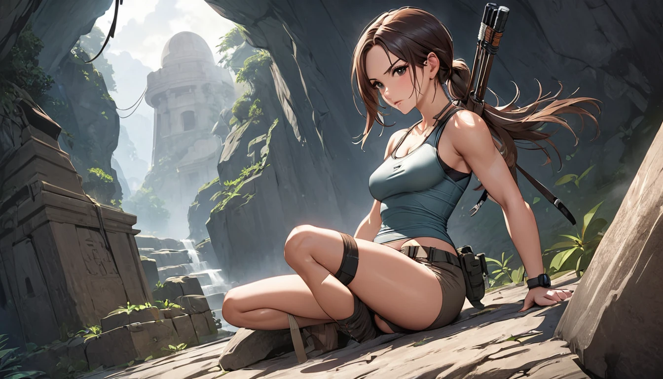sexy tomb raider with cameltoe