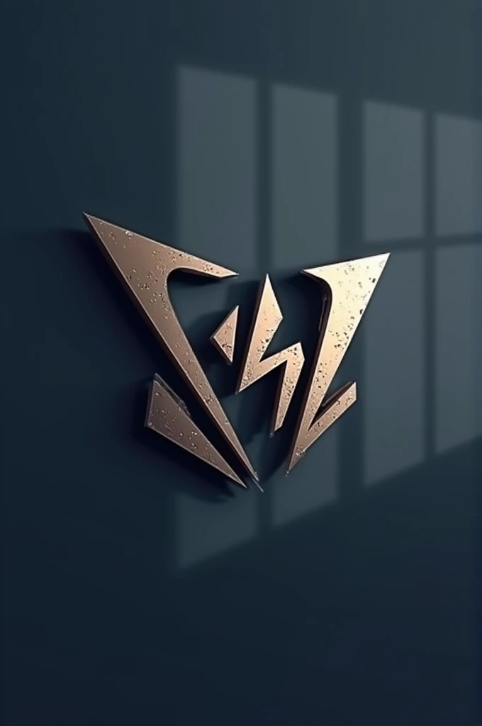 Creative logo with unknown text