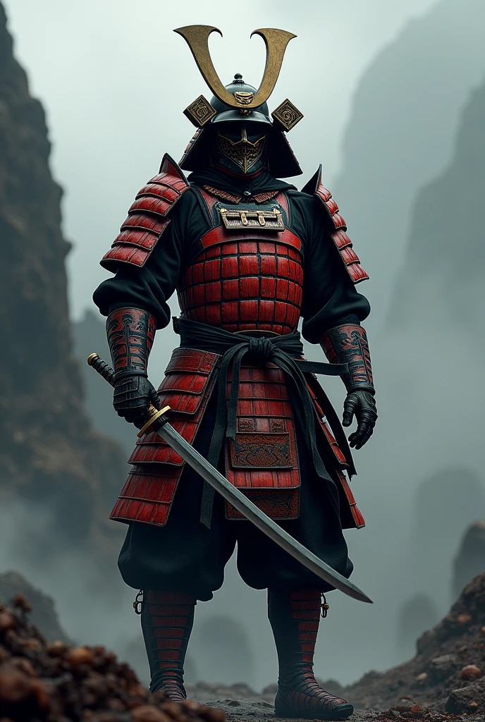 Strawhat Samurai Full Gear With Only Mask