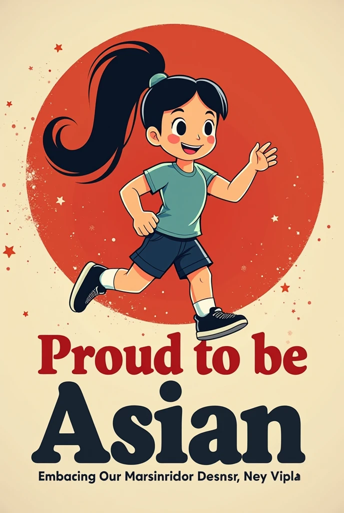 Create a slogan to show and be proud of being an Asian.