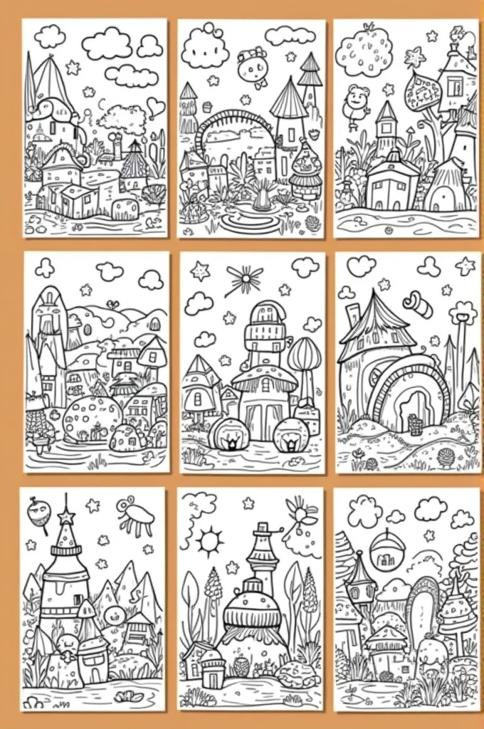 7 coloring pages for children aged 2  5 