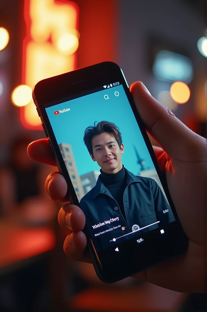 YouTube shorts on mobile screen