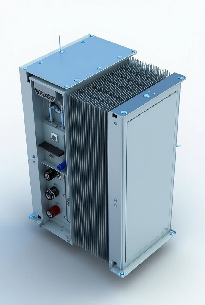 Cooling system of heat sink of cooling capacity 100w in a atmospheric water harvester model