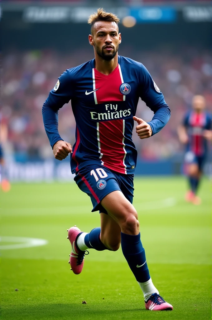 football neymar jr qui court Paris Saint Germain kit 2020