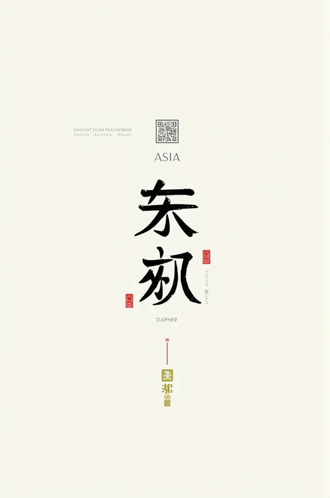 Make a basic font for "Asia Financial Center & AIIB Headquarters"