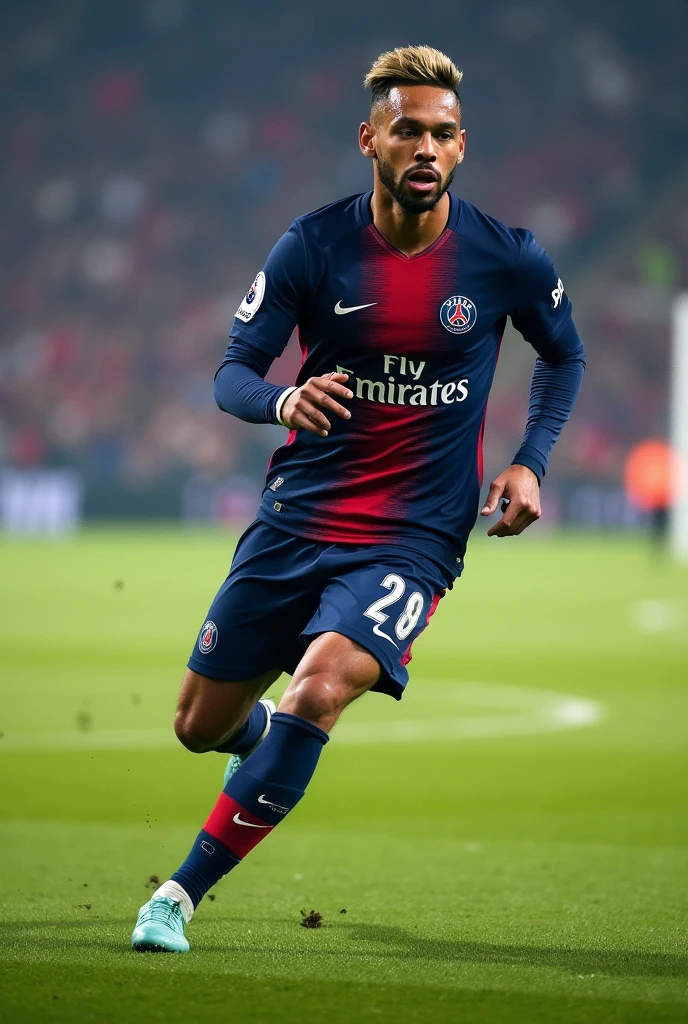 football neymar jr qui court Paris Saint Germain kit 2020

