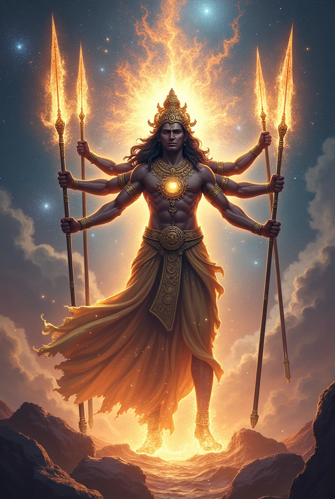 Flying murugan spear
