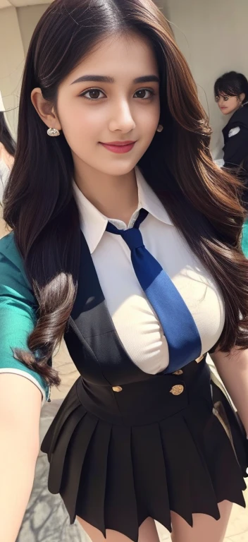 4K photograph, amateur photo posted to  ,beautiful female ,dress ,living room
score_9, score8_up, (masterpiece:1.5), uhd:1.3, 16k, RAW photo, highly detailed, intricately detailed, ultra realistic, stunning beautiful girl, (Highest quality, Very detailed, Attention to detail, digital coloring,  Best aesthetics), ((1 girl)), Black Hair, Straight Long Hair, Reddish brown eyes, Earrings, Collared shirt, Blue tie, smile, blush, JK, School uniforms, Friendly atmosphere, Beautiful illustrations, (((Low angle shot from below, Spanning the audience))), blue sky, Light, One Girl, Beautiful and well-defined legs and thighs, Highest quality, close, Super fine,
a 2 beautiful indian girl with lomg hair smiling face beautiful eyes wearing suit coat pant dress entering into car protected with her securities nearby and personal bodyguards protecting her from crowds full pic taken from long distance 
(masterpiece, top quality, best quality, official art, beautiful and aesthetic:1.2), (1girl), (fractal art:1.2),absurdres, highres, ultra detailed, Ultra-precise depiction, solo, (zentangle:1.2), floating hair, shiny skin, (abstract:1.2), pantyhose,looking at viewer, micro bra, lace panties, big breast